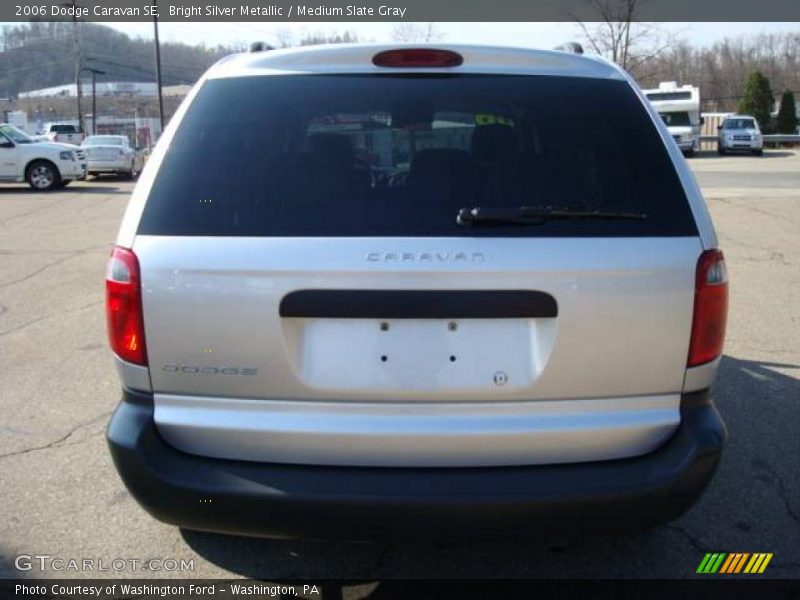 Bright Silver Metallic / Medium Slate Gray 2006 Dodge Caravan SE