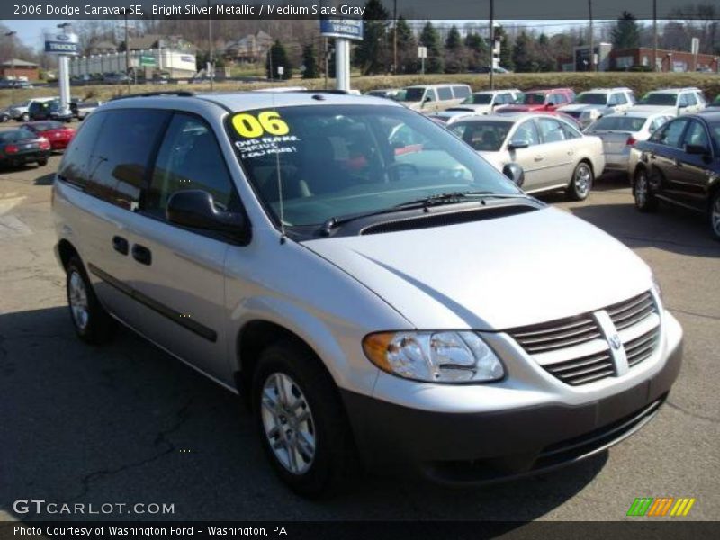 Bright Silver Metallic / Medium Slate Gray 2006 Dodge Caravan SE