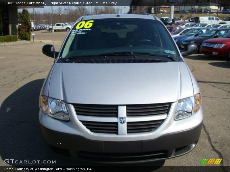 Bright Silver Metallic / Medium Slate Gray 2006 Dodge Caravan SE