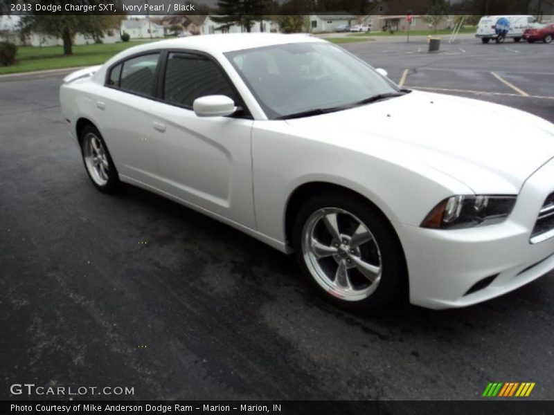 Ivory Pearl / Black 2013 Dodge Charger SXT