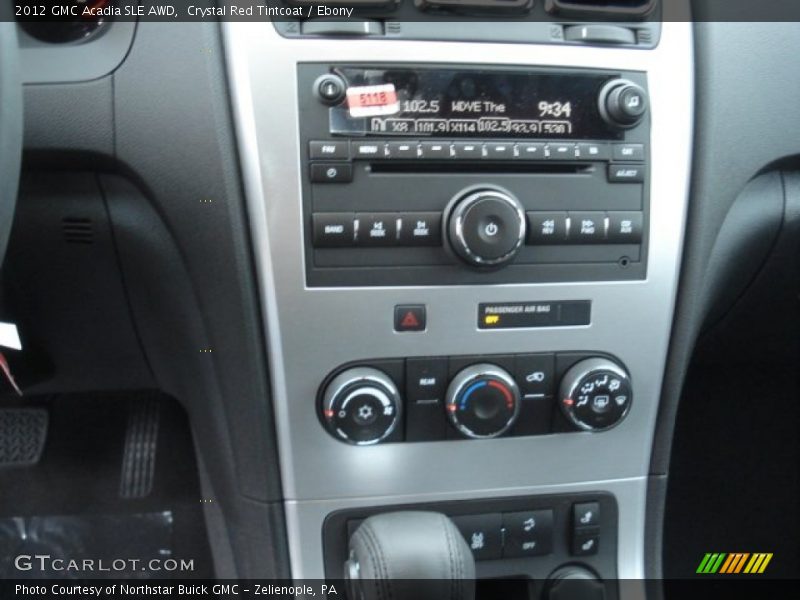 Crystal Red Tintcoat / Ebony 2012 GMC Acadia SLE AWD