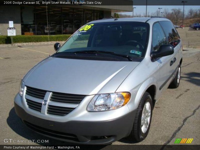 Bright Silver Metallic / Medium Slate Gray 2006 Dodge Caravan SE