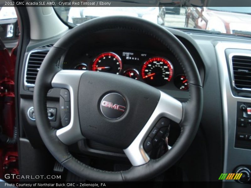 Crystal Red Tintcoat / Ebony 2012 GMC Acadia SLE AWD