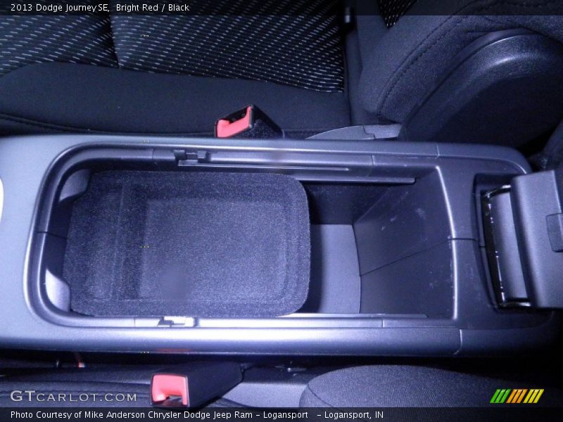 Bright Red / Black 2013 Dodge Journey SE