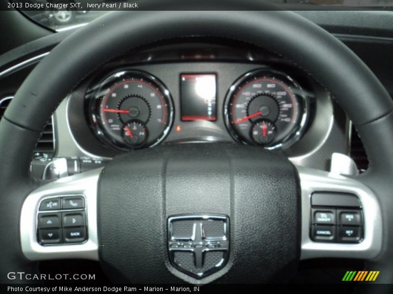 Ivory Pearl / Black 2013 Dodge Charger SXT