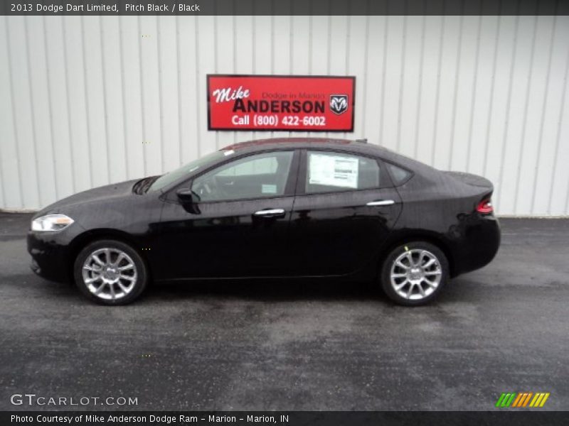 Pitch Black / Black 2013 Dodge Dart Limited