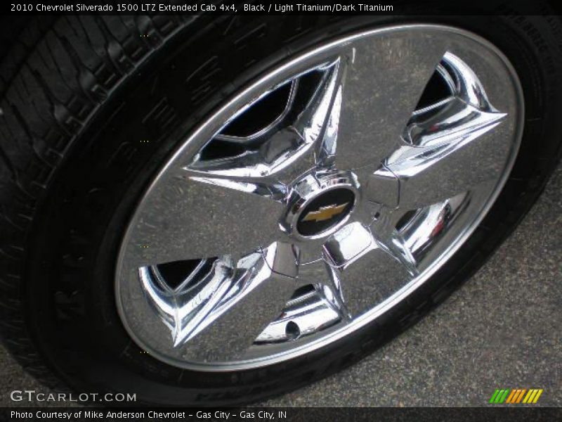 Black / Light Titanium/Dark Titanium 2010 Chevrolet Silverado 1500 LTZ Extended Cab 4x4