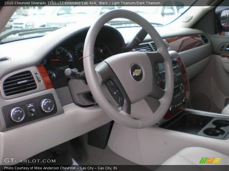 Black / Light Titanium/Dark Titanium 2010 Chevrolet Silverado 1500 LTZ Extended Cab 4x4