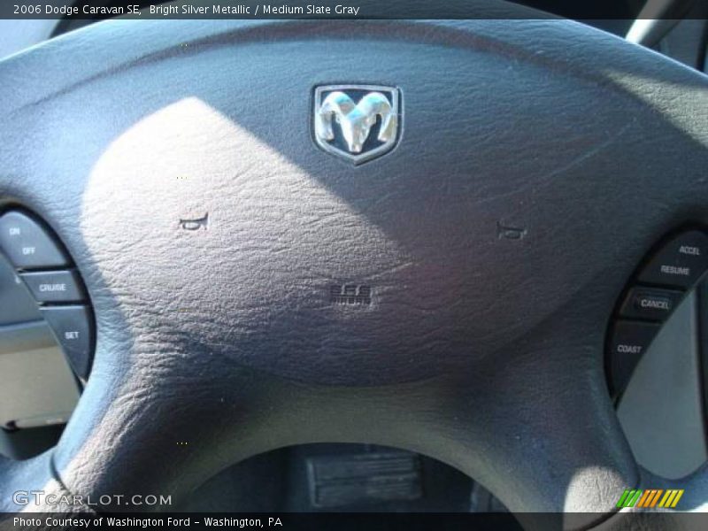 Bright Silver Metallic / Medium Slate Gray 2006 Dodge Caravan SE