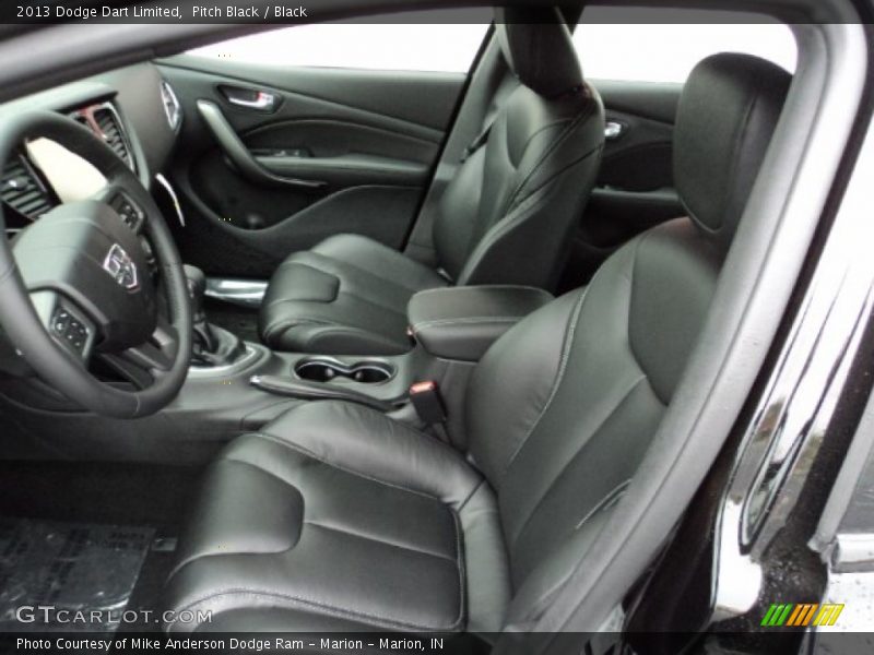 Front Seat of 2013 Dart Limited