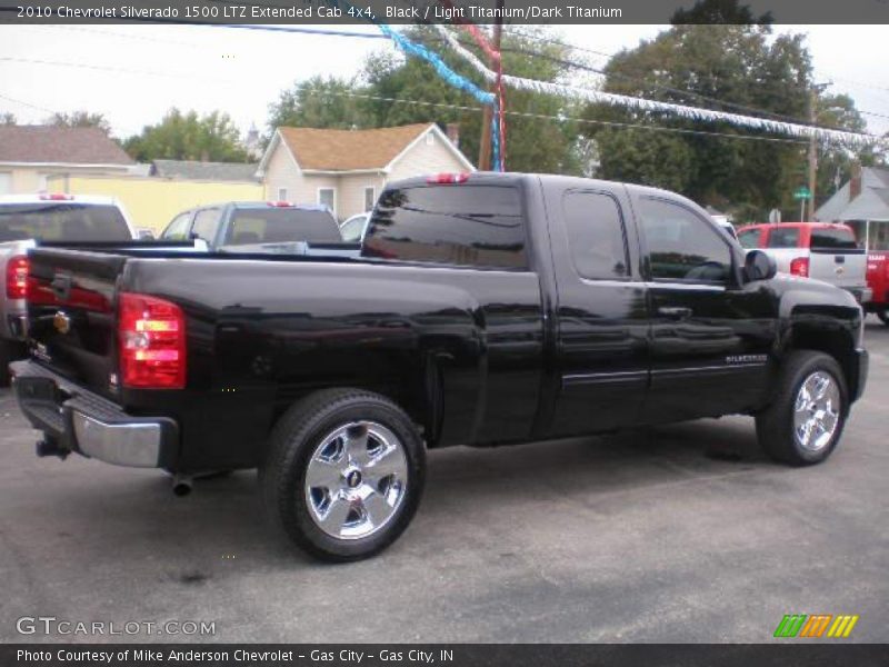 Black / Light Titanium/Dark Titanium 2010 Chevrolet Silverado 1500 LTZ Extended Cab 4x4