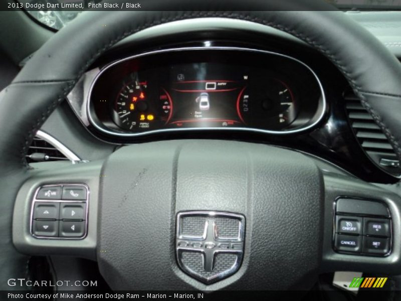 Pitch Black / Black 2013 Dodge Dart Limited