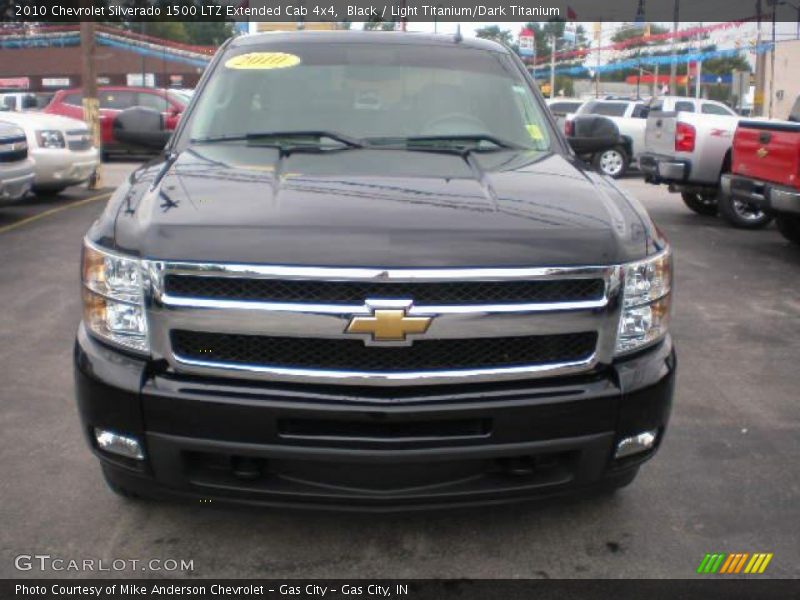 Black / Light Titanium/Dark Titanium 2010 Chevrolet Silverado 1500 LTZ Extended Cab 4x4