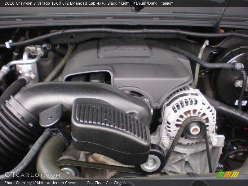 Black / Light Titanium/Dark Titanium 2010 Chevrolet Silverado 1500 LTZ Extended Cab 4x4
