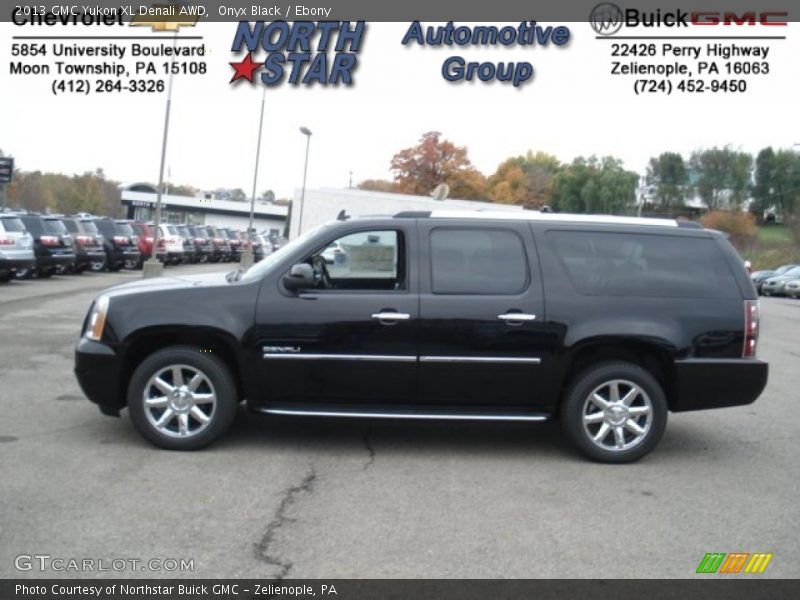 Onyx Black / Ebony 2013 GMC Yukon XL Denali AWD