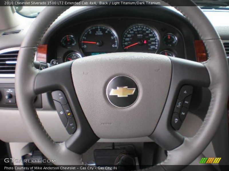 Black / Light Titanium/Dark Titanium 2010 Chevrolet Silverado 1500 LTZ Extended Cab 4x4