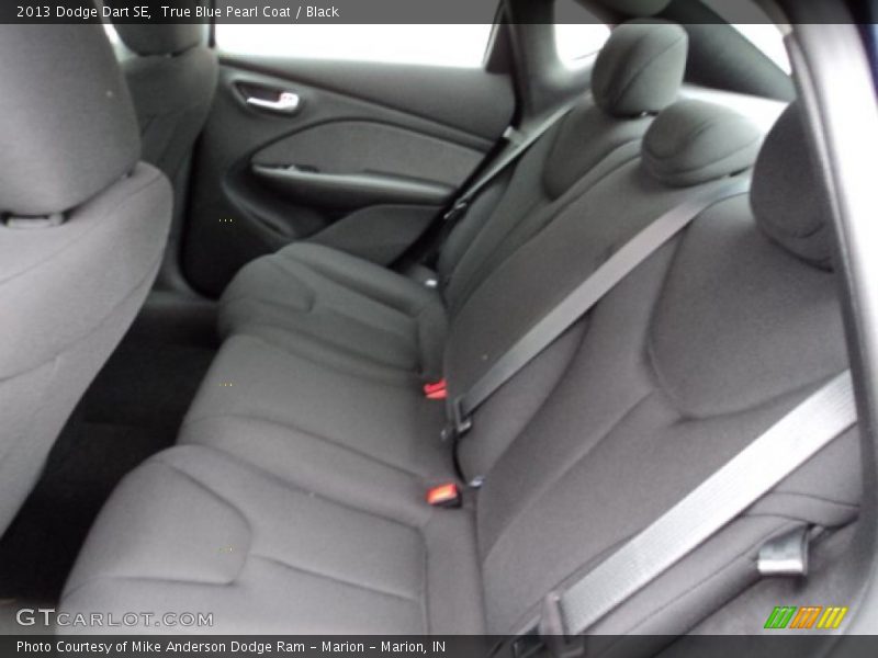 True Blue Pearl Coat / Black 2013 Dodge Dart SE