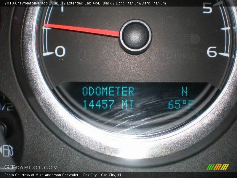 Black / Light Titanium/Dark Titanium 2010 Chevrolet Silverado 1500 LTZ Extended Cab 4x4