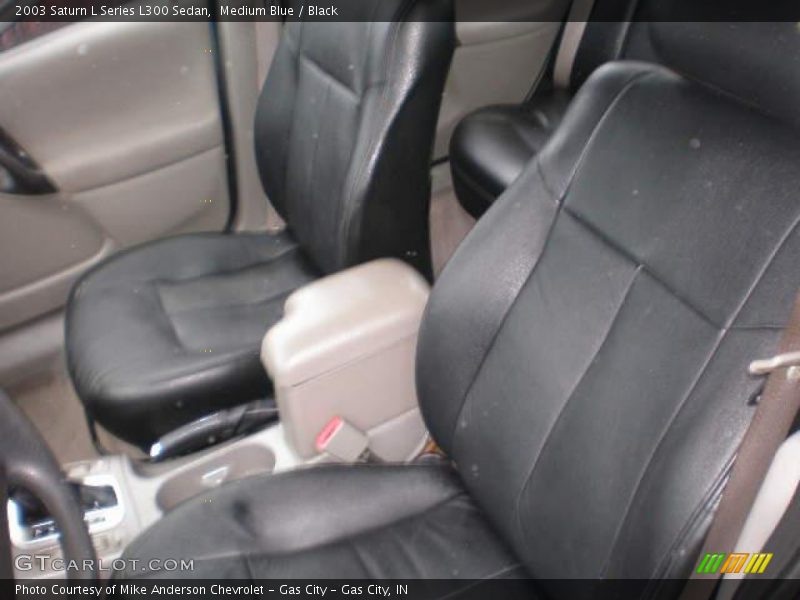 Medium Blue / Black 2003 Saturn L Series L300 Sedan