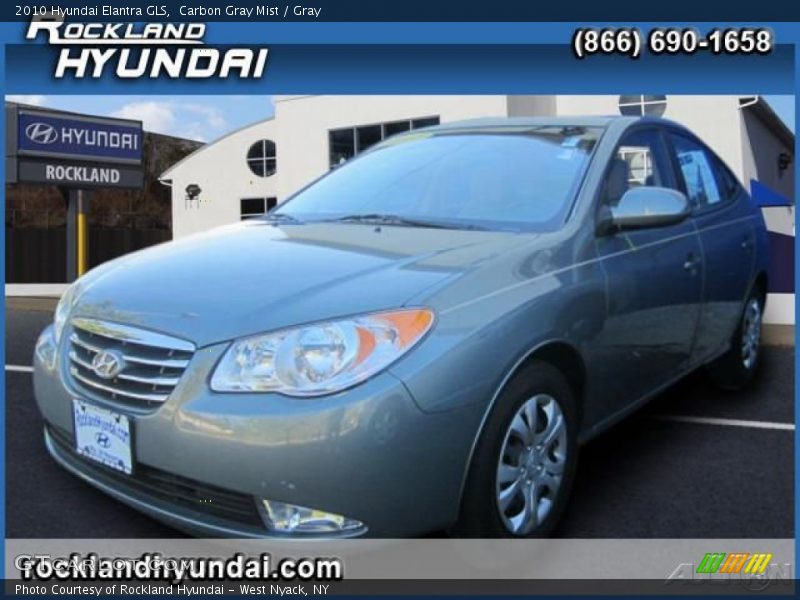 Carbon Gray Mist / Gray 2010 Hyundai Elantra GLS