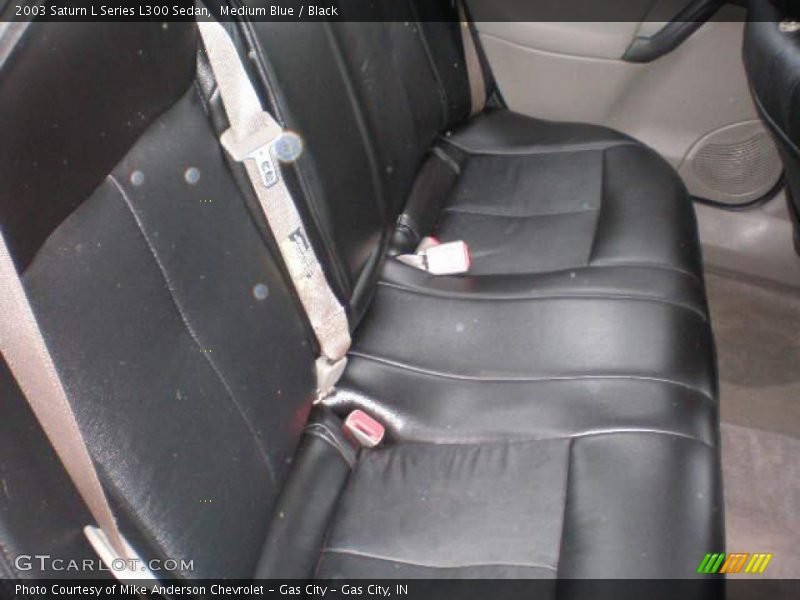 Medium Blue / Black 2003 Saturn L Series L300 Sedan