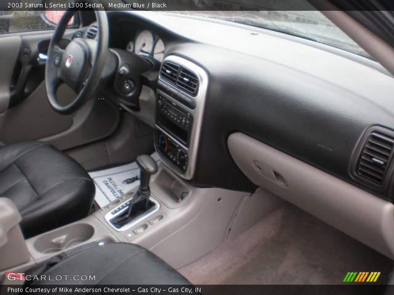Medium Blue / Black 2003 Saturn L Series L300 Sedan