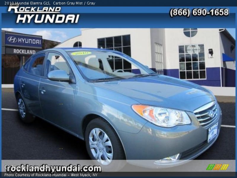 Carbon Gray Mist / Gray 2010 Hyundai Elantra GLS