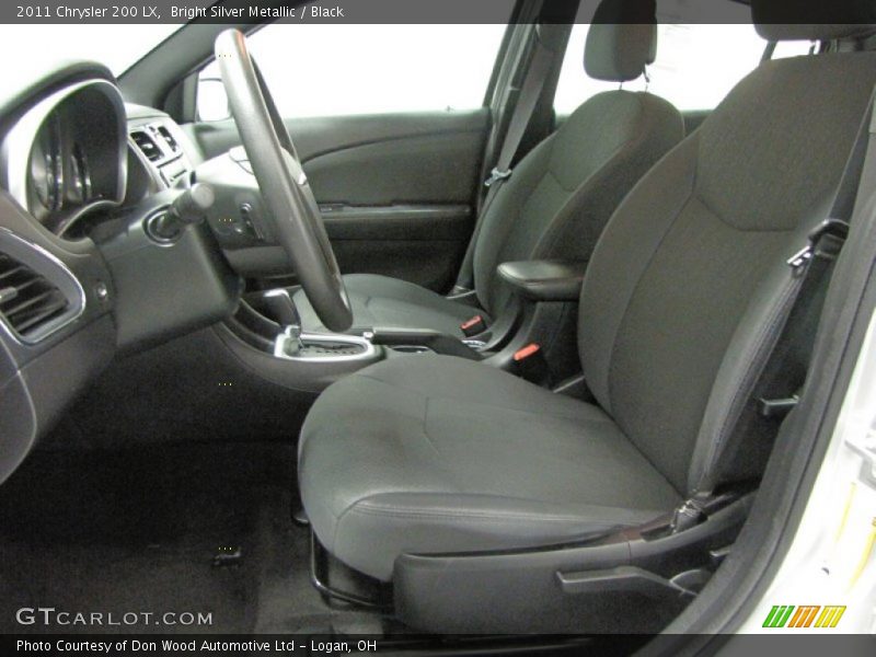 Bright Silver Metallic / Black 2011 Chrysler 200 LX