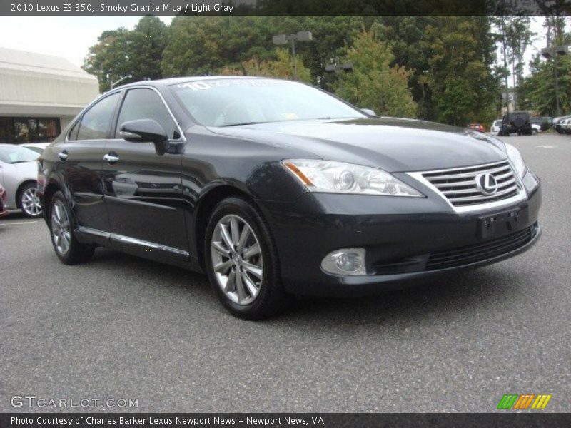 Smoky Granite Mica / Light Gray 2010 Lexus ES 350