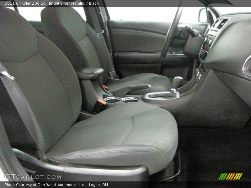 Bright Silver Metallic / Black 2011 Chrysler 200 LX