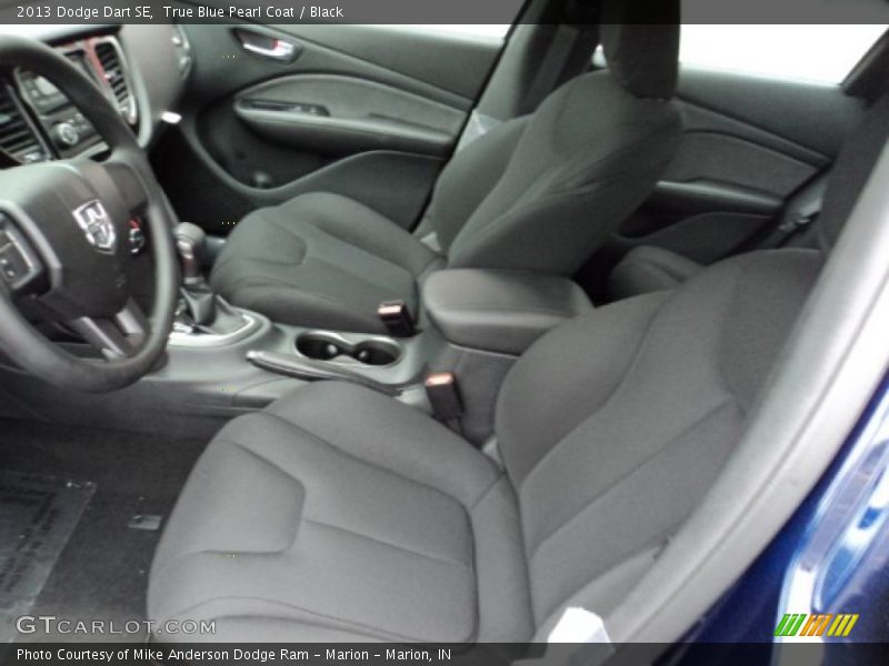 Front Seat of 2013 Dart SE