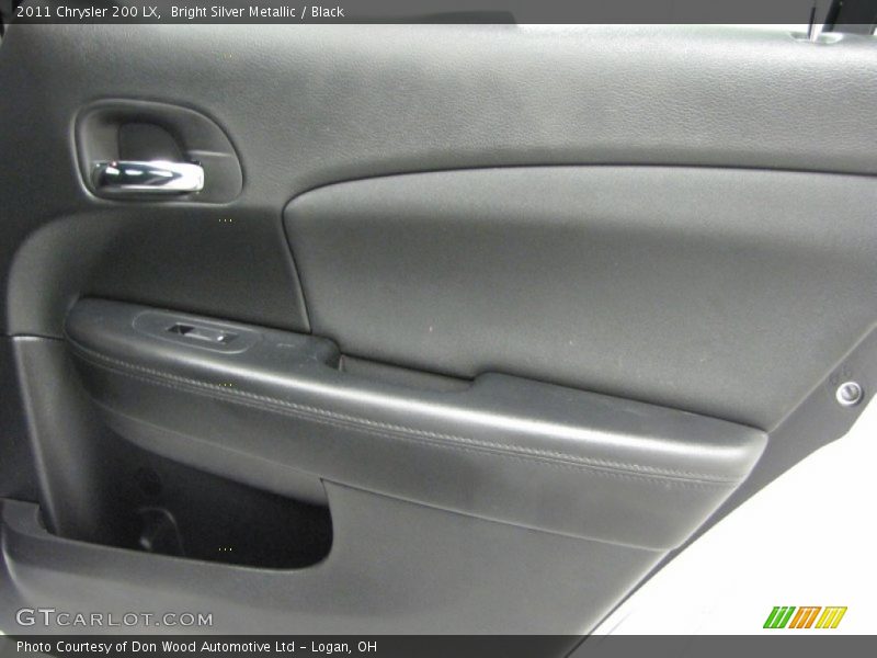 Bright Silver Metallic / Black 2011 Chrysler 200 LX