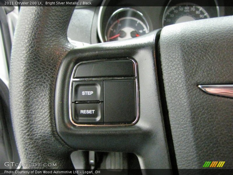 Bright Silver Metallic / Black 2011 Chrysler 200 LX