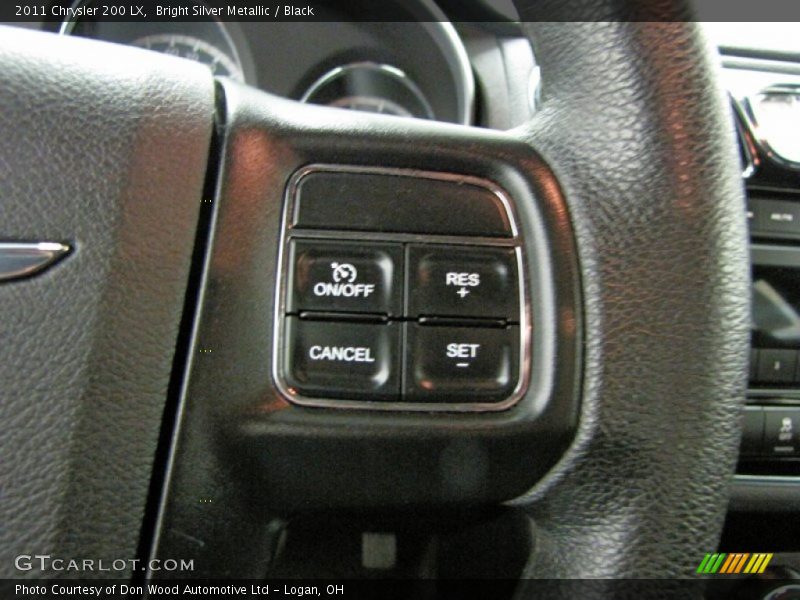 Bright Silver Metallic / Black 2011 Chrysler 200 LX