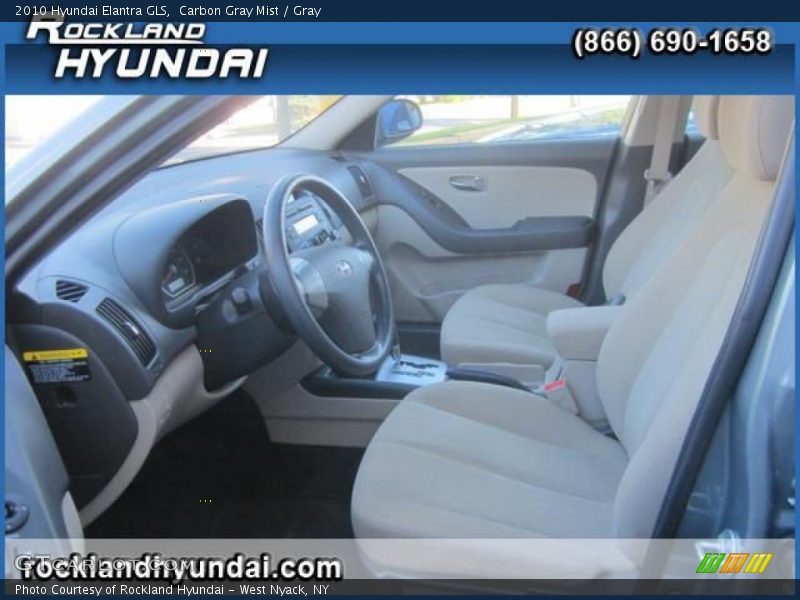 Carbon Gray Mist / Gray 2010 Hyundai Elantra GLS