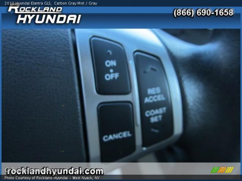 Carbon Gray Mist / Gray 2010 Hyundai Elantra GLS