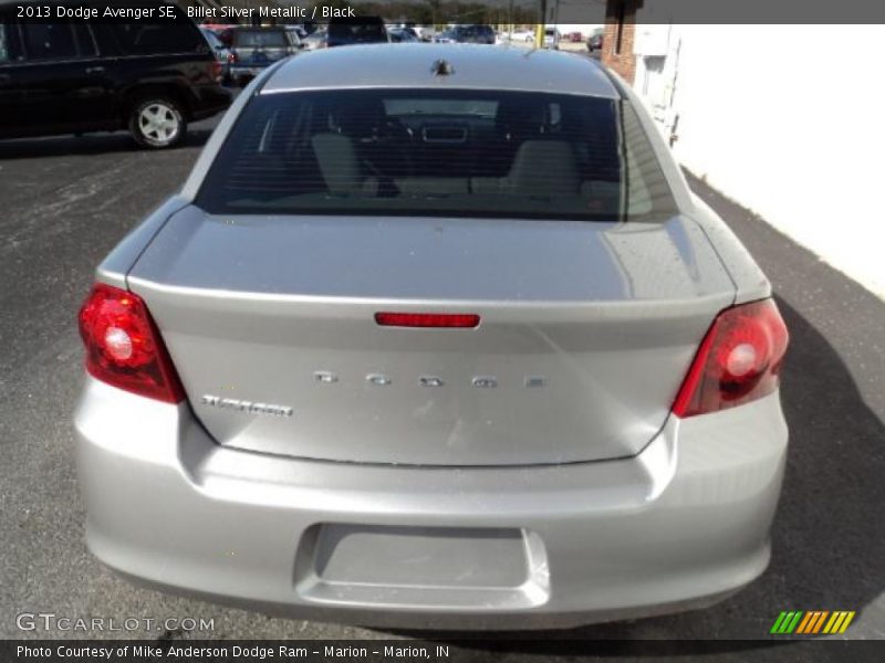 Billet Silver Metallic / Black 2013 Dodge Avenger SE