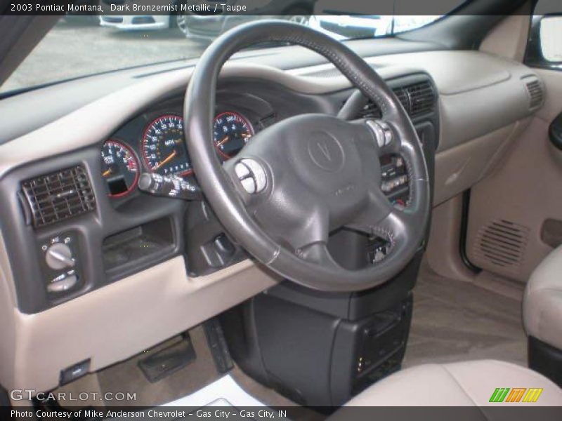 Dark Bronzemist Metallic / Taupe 2003 Pontiac Montana