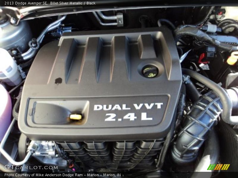 Billet Silver Metallic / Black 2013 Dodge Avenger SE
