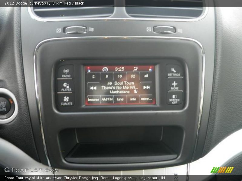 Bright Red / Black 2012 Dodge Journey SXT