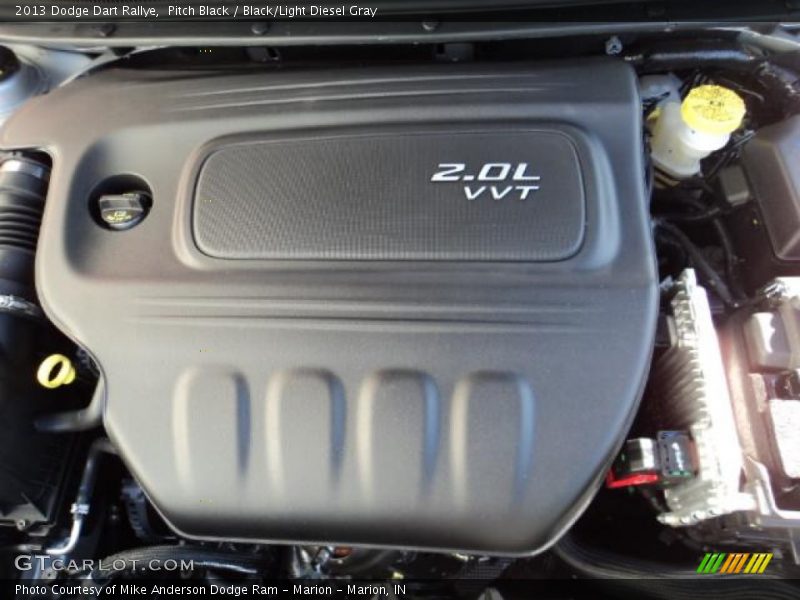 Pitch Black / Black/Light Diesel Gray 2013 Dodge Dart Rallye