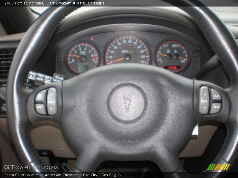 Dark Bronzemist Metallic / Taupe 2003 Pontiac Montana