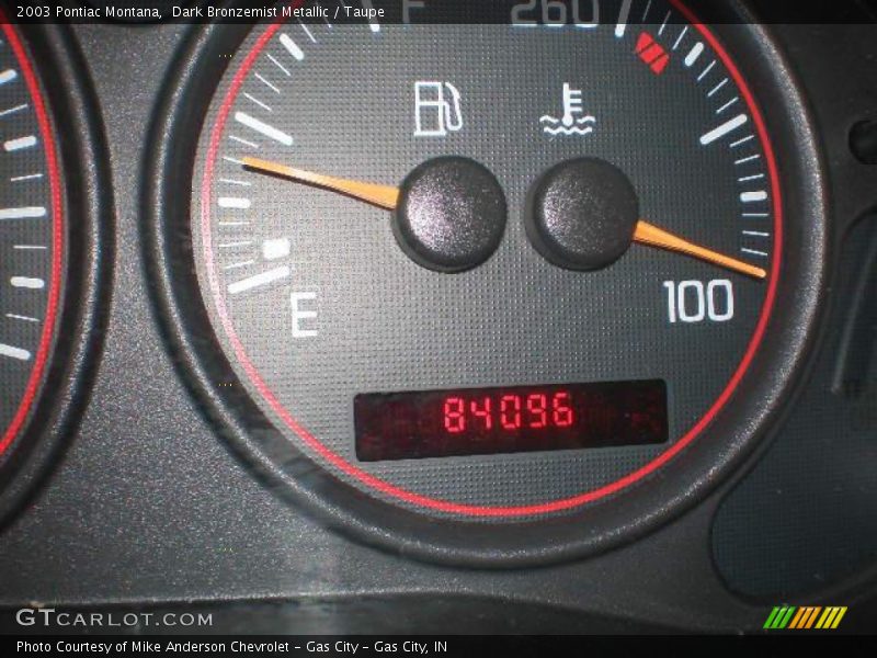 Dark Bronzemist Metallic / Taupe 2003 Pontiac Montana