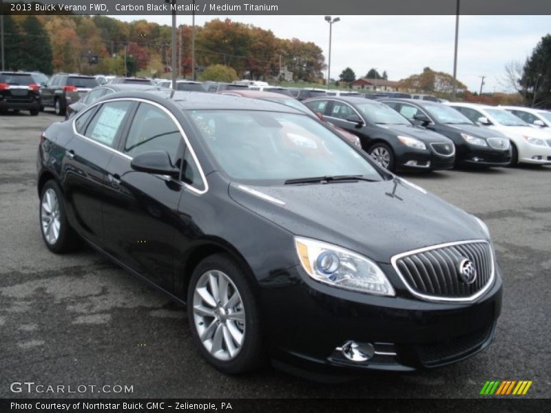 Carbon Black Metallic / Medium Titanium 2013 Buick Verano FWD