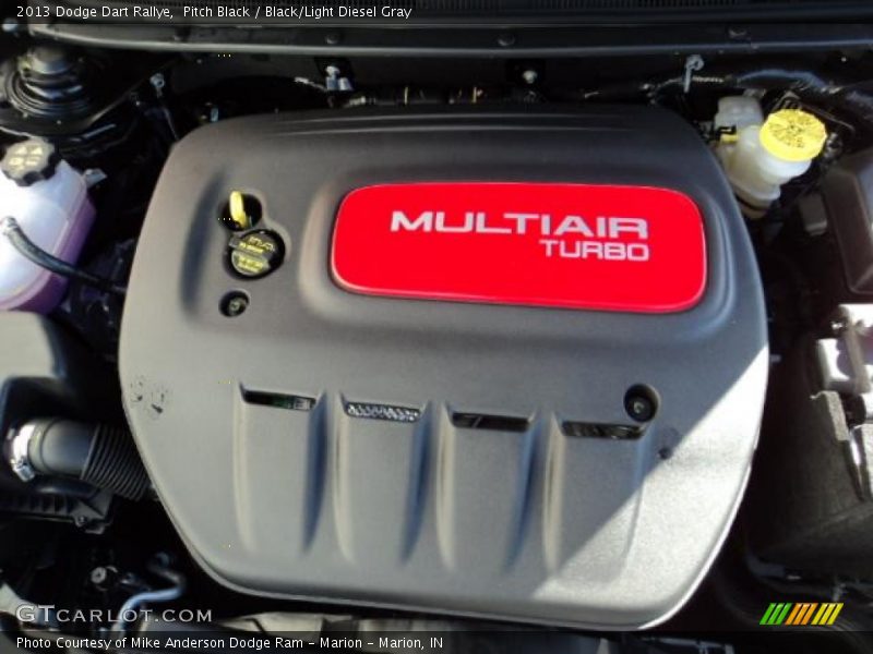 Pitch Black / Black/Light Diesel Gray 2013 Dodge Dart Rallye