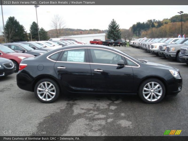 Carbon Black Metallic / Medium Titanium 2013 Buick Verano FWD