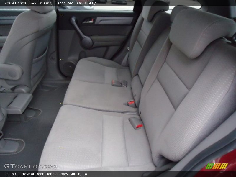 Tango Red Pearl / Gray 2009 Honda CR-V EX 4WD