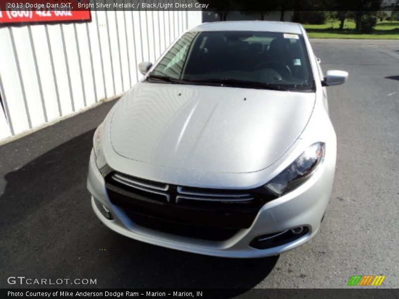 Bright Silver Metallic / Black/Light Diesel Gray 2013 Dodge Dart SXT