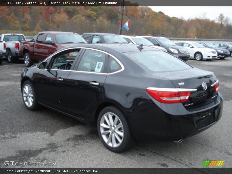 Carbon Black Metallic / Medium Titanium 2013 Buick Verano FWD