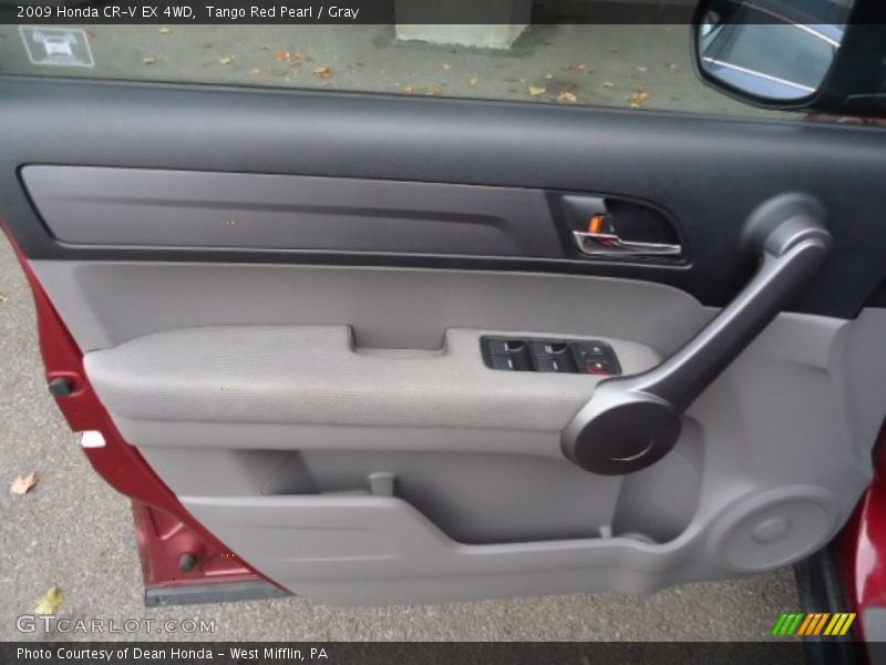 Tango Red Pearl / Gray 2009 Honda CR-V EX 4WD